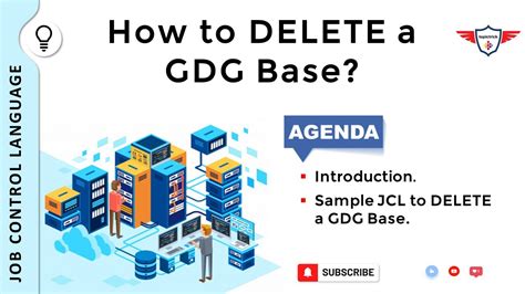 how to delete a gdg base in mainframe
